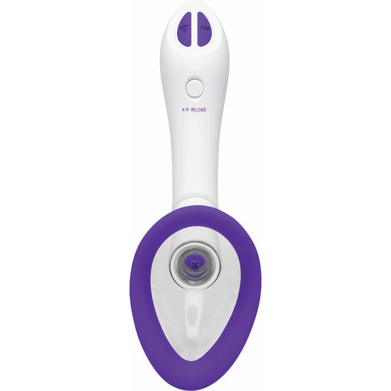BLOOM - CLITORIS AND NIPPLES SUCTION CUP / PURPLE, WHITE