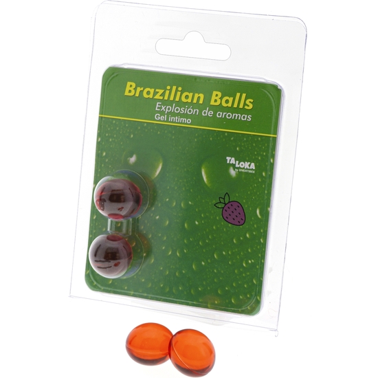 Brazilian Balls Explosion Of Aromas Strawberry Aroma Intimate Gel Intimate Gel