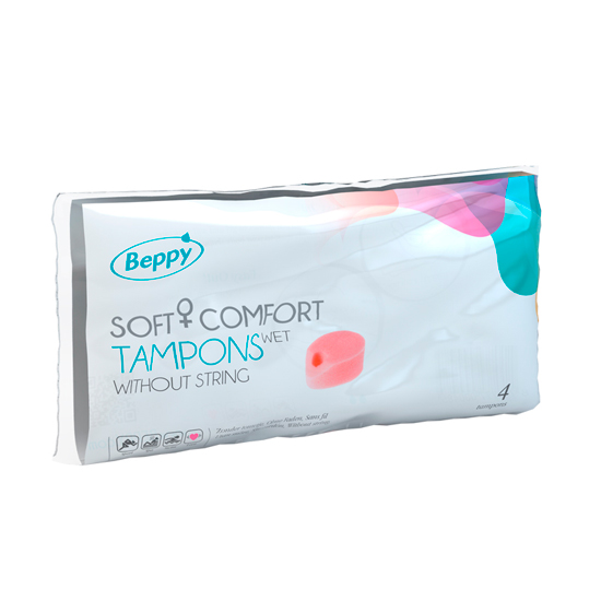 BEPPY LUBRICATED TAMPONS 4 UNITS