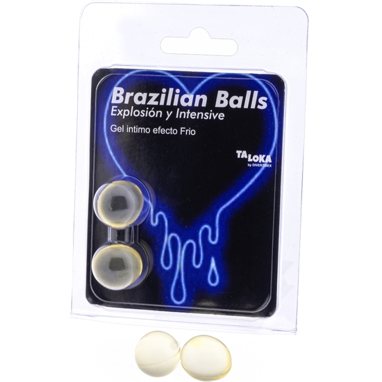 Brazilian Balls Explosion Of Aromas Exciting Gel Vibrant And Cold Effect.