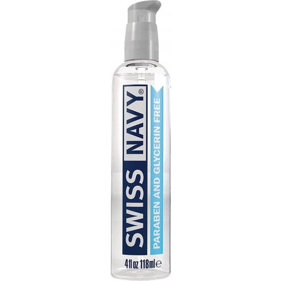 SWISS NAVY LUBRICANT WITHOUT GLYCERIN OR PARABENS - 118ML