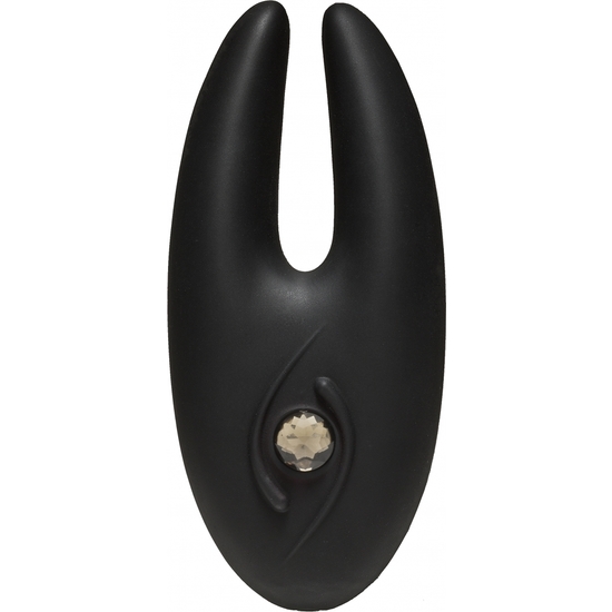 BODY BLING - G-POINT VIBRATOR WITH JEWELS - BLACK 