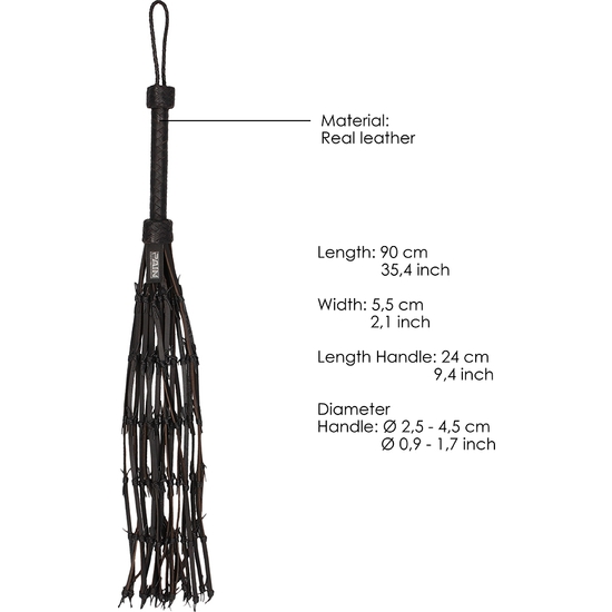 LEATHER WHIPPER WITH WIRE