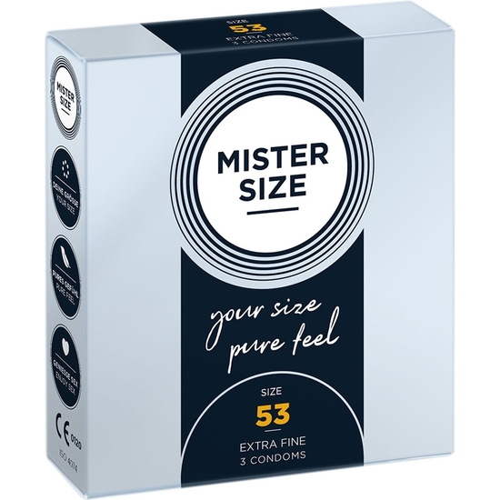 MISTER SIZE 53 (3 PACK) - EXTRA FINE 
