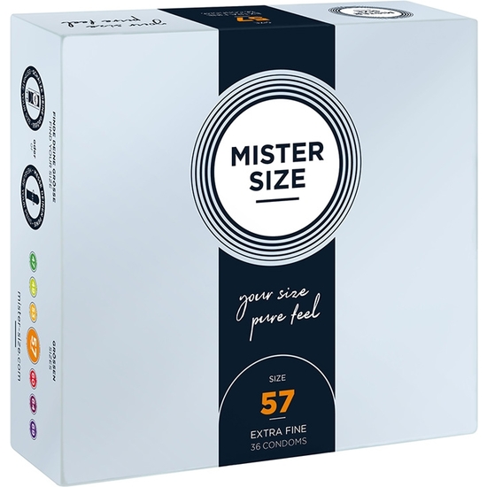 MISTER SIZE 57 (36 PACK) - EXTRA FINE 