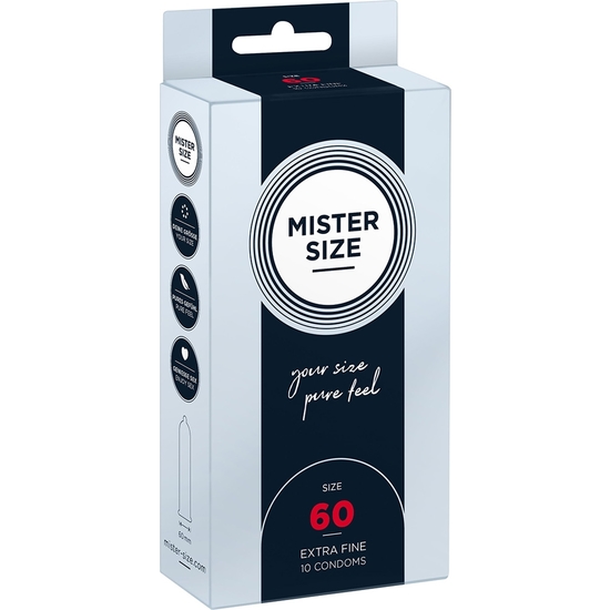 MISTER SIZE 60 (10 PACK) - EXTRAFINE  MISTER SIZE