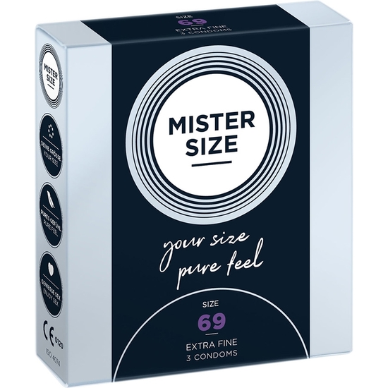 MISTER SIZE 69- EXTRAFINE CONDOMS (3 PACK)
