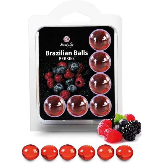 SET 6 BRAZILIAN BALLS FOREST FRUITS