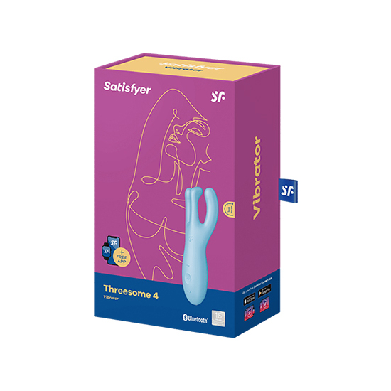 SATISFYER THREESOME 4 CONNECT - BLUE