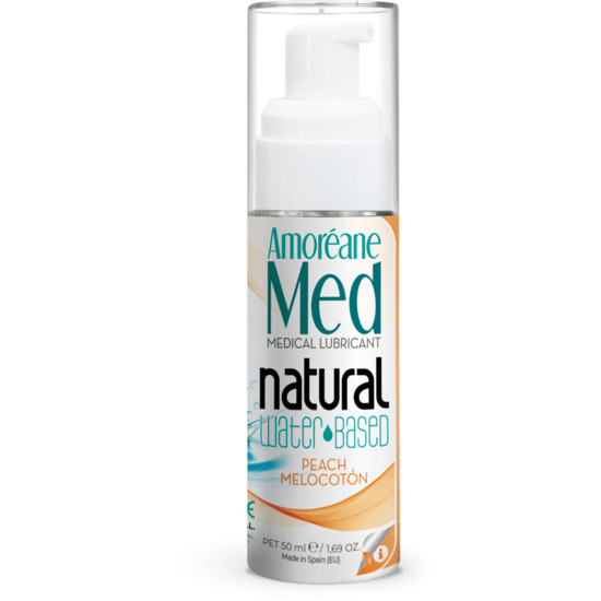 AMOREANE MEDICAL WATER-BASED LUBRICANT WITH PHYTOPLANKTON 50ML - PEACH