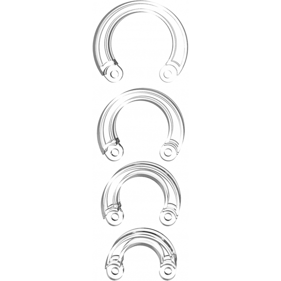 SPARE RING SET FOR MANCAGE - CLEAR