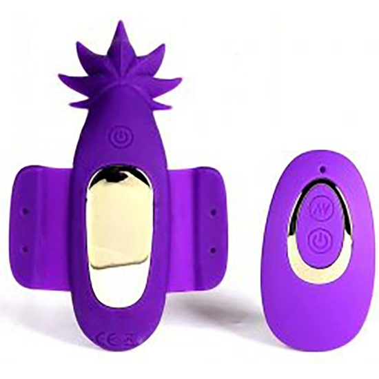 SATIVA - VIBRATING EGG WITH REMOTE CONTROL FOR PANTIES - PURPLE