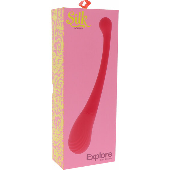 EXPLORE SILICONE G-SPOT VIBE - PINK