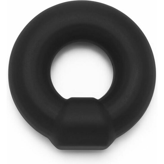 Soft Silicone Ring - Stud C-ring - Black