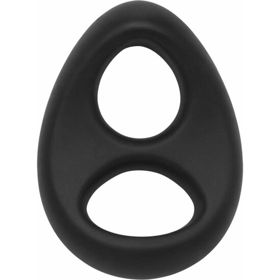 Soft Silicone Penis Ring - Stallion C- Ring - Black