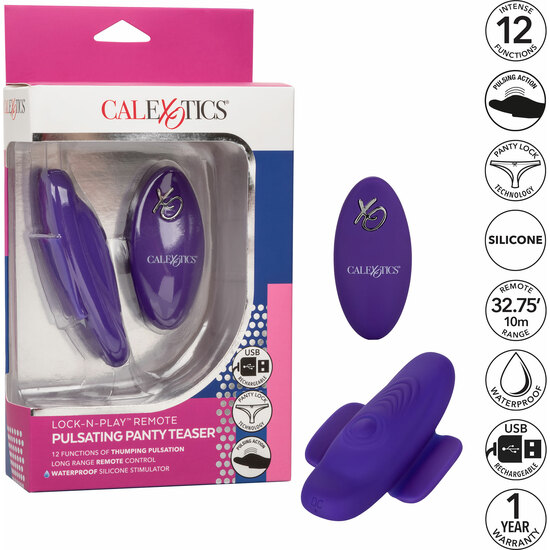 PANTY BULLET WITH REMOTE CONTROL - PURPLE