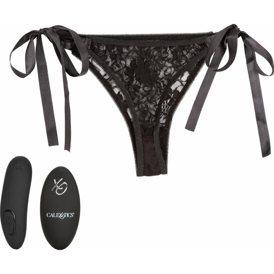 BALA SET WITH REMOTE CONTROL AND THONG - BLACK