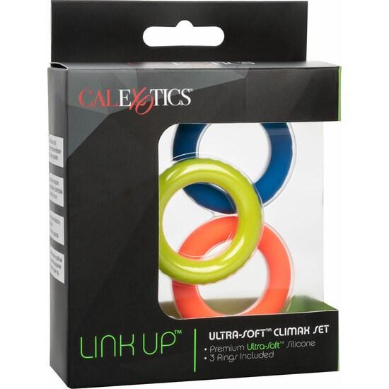 PENIS RINGS SET - LINK UP ULTRA-SOFT CLIMAX