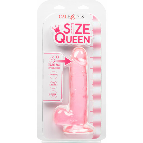 QUEEN SIZE JELLY PENIS 20CM - PINK