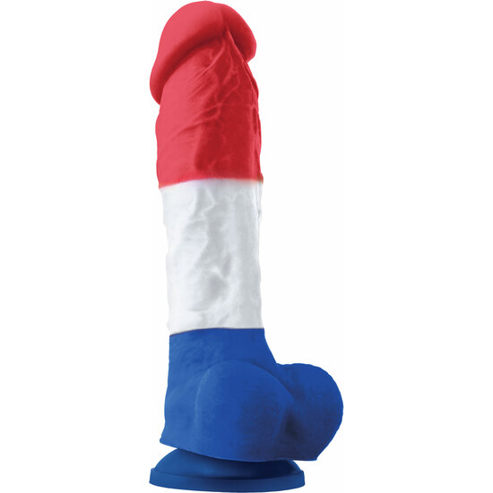 Realistic Penis - Tricolor - 20 Cm