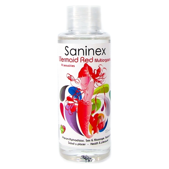 SANINEX MERMAID RED MULTIORGASMIC - SEX & MASSAGE OIL 100ML
