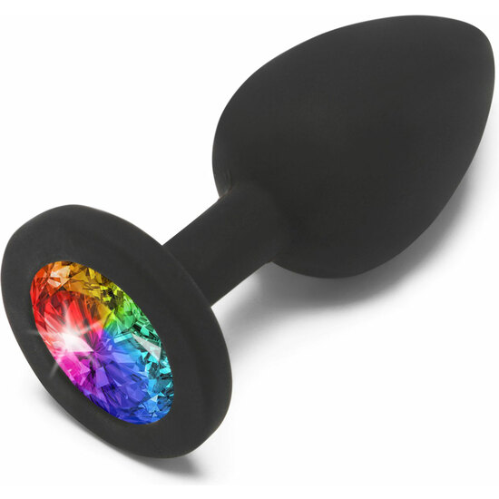 Rainbow Booty Jewel Small - Black