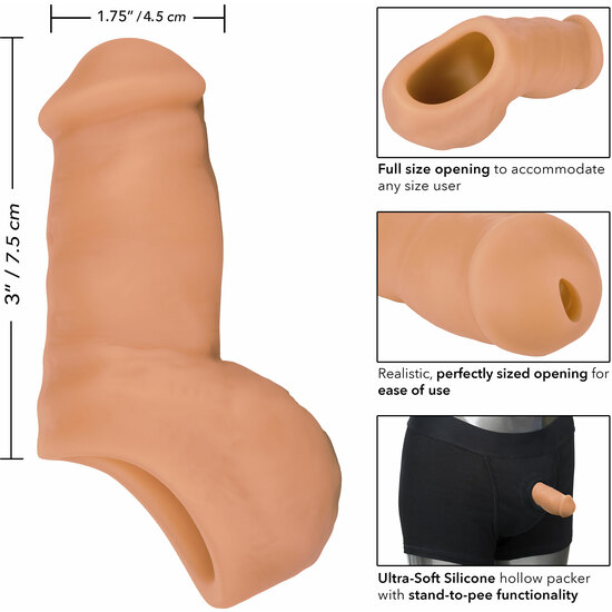 STAND TO PEE SOFT SILICONE COVER - CARAMEL