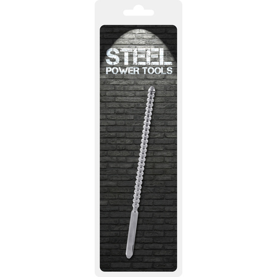 dip stick ribbed penis plug 10 mm silver steel power tools erotic oils and lubricants erotic oils and lubricants DIP STICK RIBBED- PENIS PLUG 10 MM - SILVER STEEL POWER TOOLS JUGUETES XXX BDSM