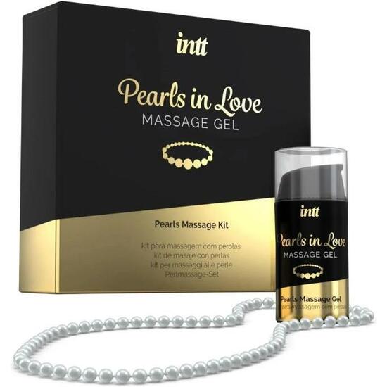 INTT PEARLS IN LOVE - MASSAGE GEL WITH PEARL NECKLACE