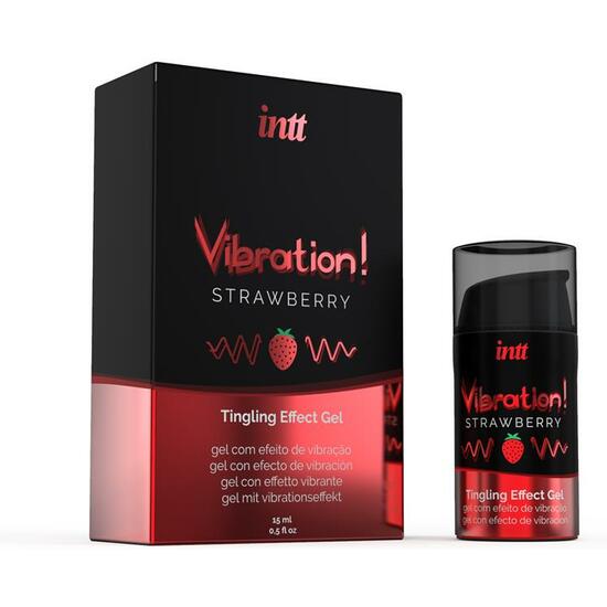 Intt Strawberry Liquid Vibrator 15ml
