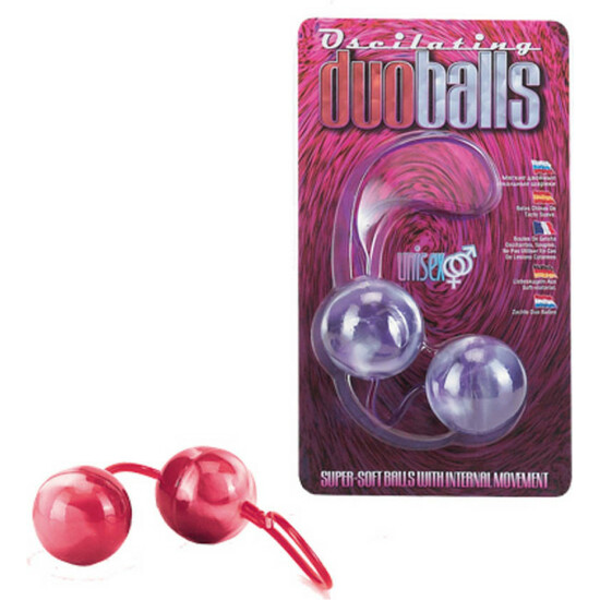 DOUBLE RED MARBILIZED BALLS SEVEN CREATIONS