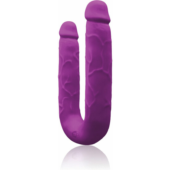 Colors Dp Pleasures Double Silicone Penis - Purple