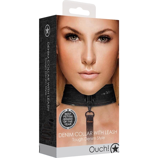 OUCH! STRAP NECKLACE - BLACK