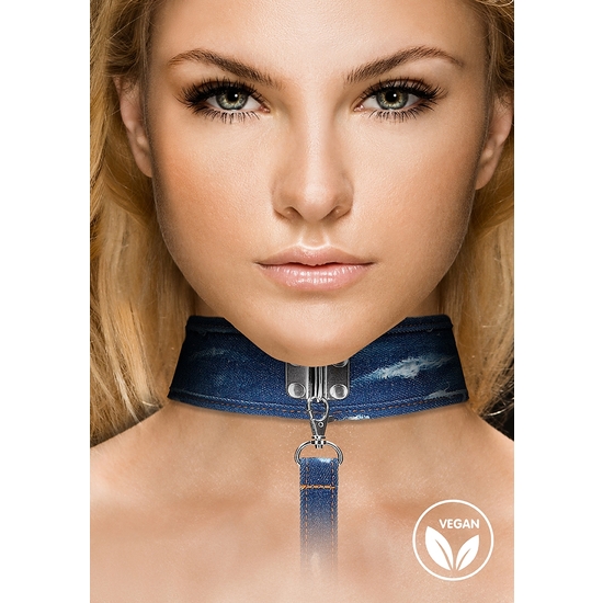 OUCH! STRAP NECKLACE - BLUE