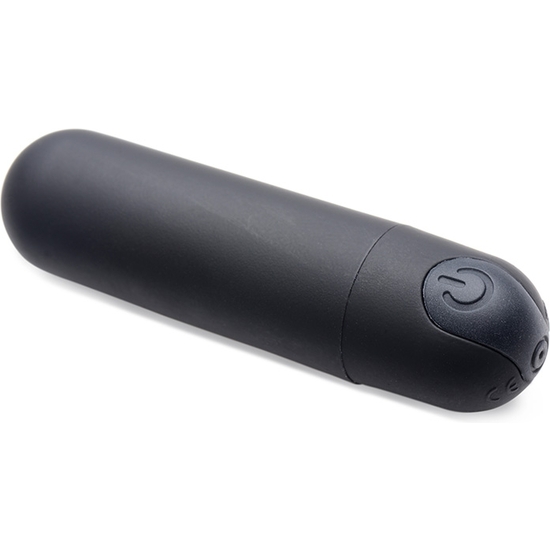 VIBRATING BULLET WITH REMOTE CONTROL - BLACK