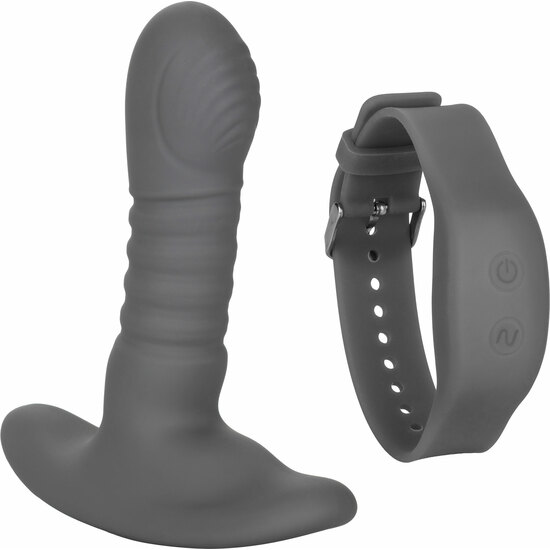 ECLIPSE - PLUG WITH ROTATION AND REMOTE CONTROL BRACELET - GRAY