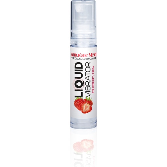 Amoreane Liquid Vibrator 10ml - Strawberries