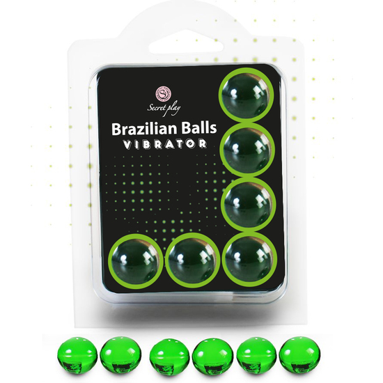 SECRET PLAY SET 6 BRAZILIAN BALLS VIBRATION MINT