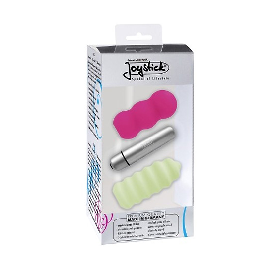 JOYSTICK MICRO GYRO STIMULATOR WITH SLEEVES AND PINK PISTACHIO