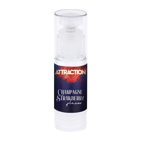 ATTRACTION STRAWBERRY WITH CHAMPAGNE MASSAGE OIL 50 ML