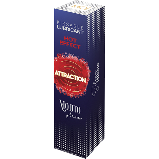 ATTRACTION LUBRICANT HEAT EFFECT MOJITO FLAVOR 50 ML