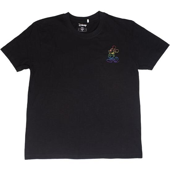 Acid Wash Disney Pride Black Short T-shirt
