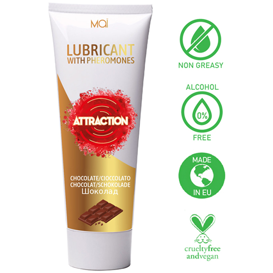 ATTRACTION LUBRICANT WITH PHEROMONES CHOCOLATE 75 ML