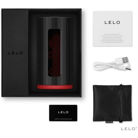 LELO F1S V2 MASTURBATOR WITH SDK TECHNOLOGY BLACK / RED