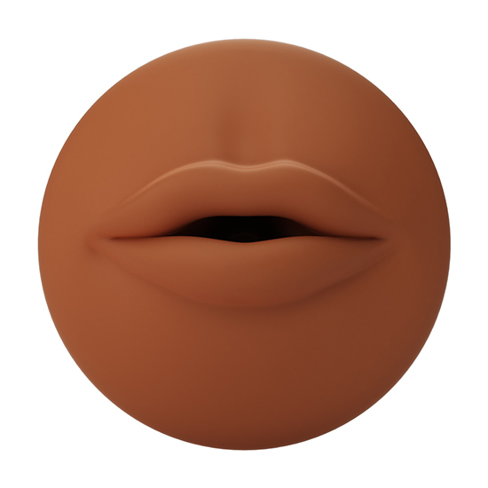 Autoblow - Mouth-shaped Silicone Cover - Brown