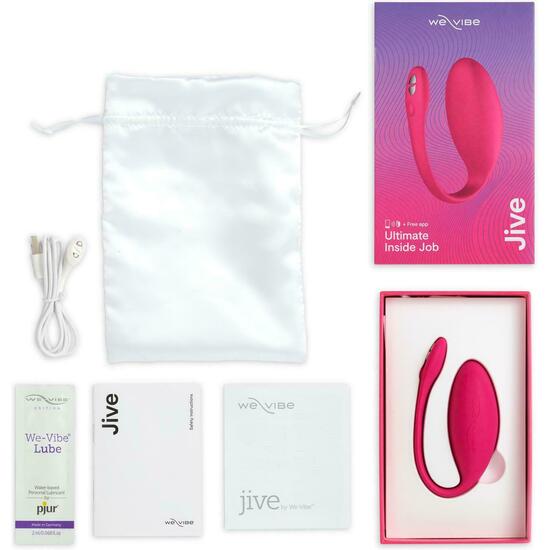 WE-VIBE JIVE VIBRATING EGG FOR COUPLES WITH REMOTE CONTROL PINK