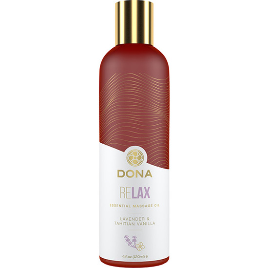 Dona - Lavender And Tahiti Vanilla Relax Massage Essential Oil 120 Ml