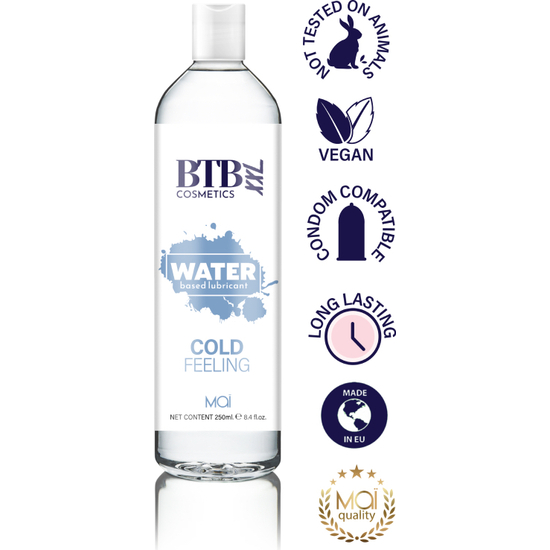 BTB WATER-BASED LUBRICANT COLD EFFECT 250ML