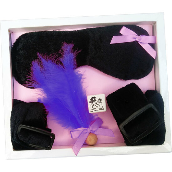 Purple Bondage Mask Kit