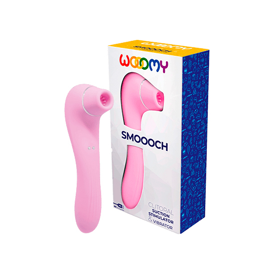 Wooomy Smoooch Clitoris Sucker And Vibrator - Pink